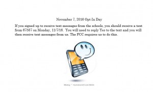 Opt-In Day, Nov. 7, 2016